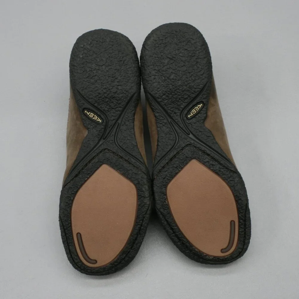 Keen Brown Flats with Durable Rubber Sole and Slip-On Design - Picture 9 of 12